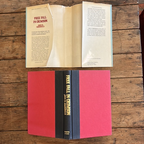 Free Fall In Crimson-John D. MacDonald 1st edition 1981 - Picture 2 of 6